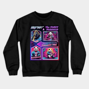 BIGFOOT AND THE FUNKY FURBALLS  PANDAS Crewneck Sweatshirt